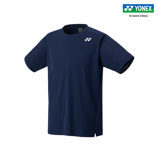 YONEX/尤尼克斯 25SS大赛系列 16784EX 亲肤透气户外运动T恤男女同款 黑色 XL