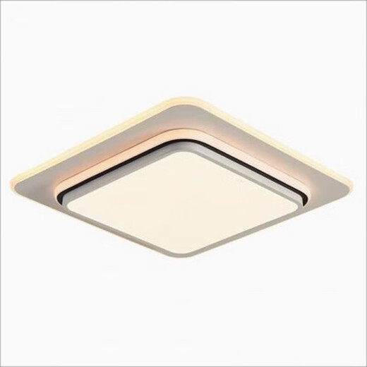 Pupan 2025 Nouveau magasin haoyue wcx11969 salon chambre plafond lumière super brillant moderne simple haoyue 110070 haoyue 1100 * 700mm-160w-blanc + noir