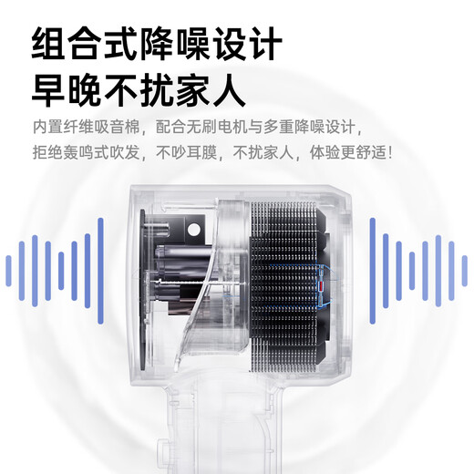 POREE high-speed hair dryer for household use 200 million + negative ion hair care, strong wind, quick drying and noise reduction, portable high-power hair dryer as a holiday birthday gift for girlfriend, 3 minutes quick drying* Encounter Purple PH1653