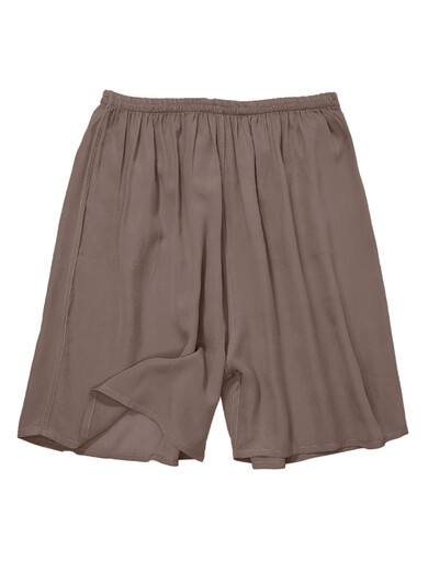 
Jagroythan Silk Shorts Silk Pajamas Men's Summer Loose Beach Pants Pure Five-point Casual Home Women's Large Size Pants 13576 Double Crepe 115-165 Jin [Jin equals 0.5 kg] All size