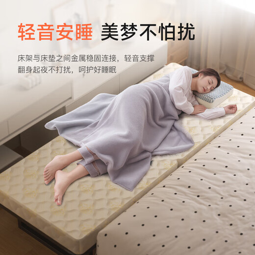 稳纳折叠床单人办公室午休床家用简易月嫂加厚海绵床酒店午睡陪护神器 4cm床垫丨190*60*35海绵床 双折