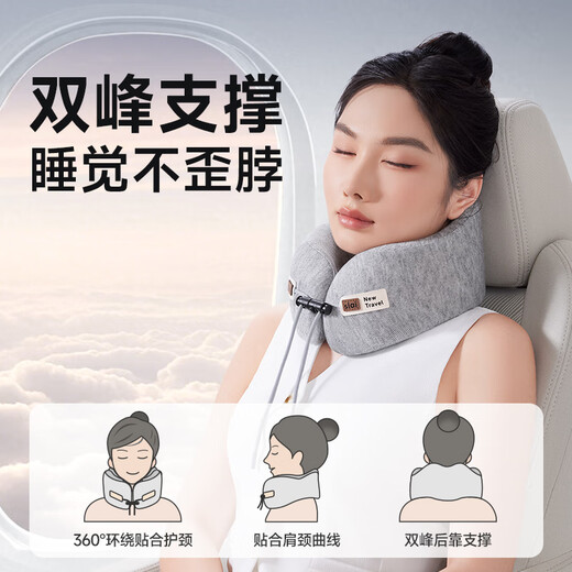 Slaiyi u-shaped pillow neck pillow portable travel neck memory foam car inflatable U-shaped airplane nap u-shaped headrest