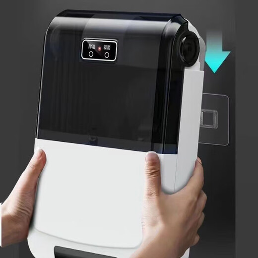 Powerful suction cup chopstick storage box drain chopstick barrel chopstick disinfection and drying all-in-one home kitchen storage rack chopstick cage suction cup wall hanging punch-free antibacterial + air drying + automatic power off blue USB charging model