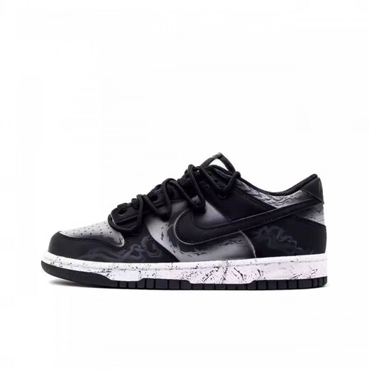 耐克（NIKE）球鞋定制 Dunk金蟒闻鸣暗黑低帮板鞋男女同款黑金 不退不换 DD1391-100(Team399-蛇鳞之心) 40