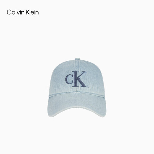 Calvin Kleinjeans [chinesisches Valentinstagsgeschenk] 25 Frühlings- und Sommermänner und Frauen Klassiker CK Stickerei Logo Denim Baseball Cap 4G5017G LHL-Denim Hell Blue One Size Os OS