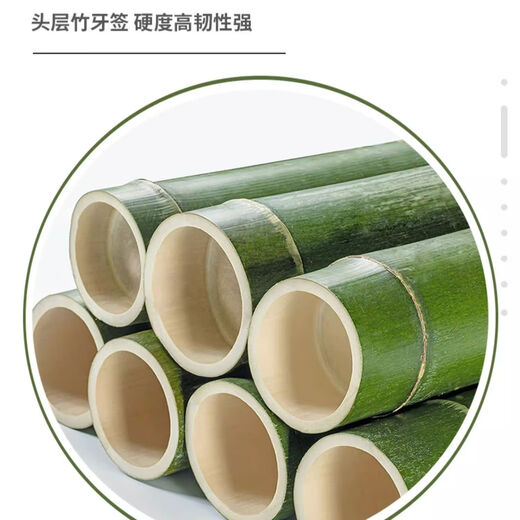 Bamboo Jule Bamboo Toothpick Household Disposable Teeth Picking Artifact Fruit Bamboo Picks Boxed Hotel Restaurant Commercial Portable Thin Toothpick Tube Double Tip 400 Count 2 Cans