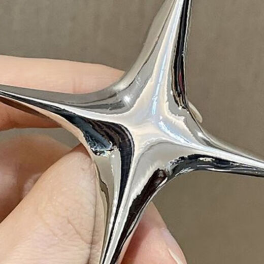 Cross star metal high-end suit brooch women's autumn high-end pin niche sense corsage U68-brooch