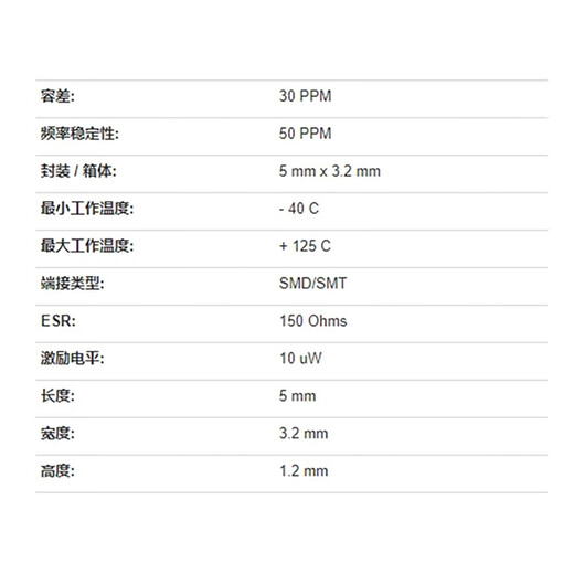 TXC passive crystal oscillator AA-10.000MAGY-T (piece)