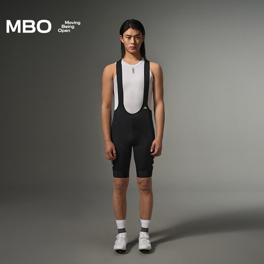 MBO Men's Cycling Bib Shorts Double Arrow Performance Aesthetics Imported Fabric Zoned Dry T500 Cycling Pants Hacker L