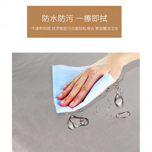 Pickup Cat Baby Bedside Hanging Bag Baby Bottle Storage Diaper Wet Diaper Storage Bag Large Capacity Bed Flower Dots