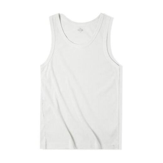 Madden Workwear American Cotton Vest Men's Fitness Old Man Undershirt Sleeveless T-Shirt Hurdle Heavy Thread Vest Basement Silver White Get 2 pieces for 5 yuan off/Running Vest XL (slim version, one size larger)