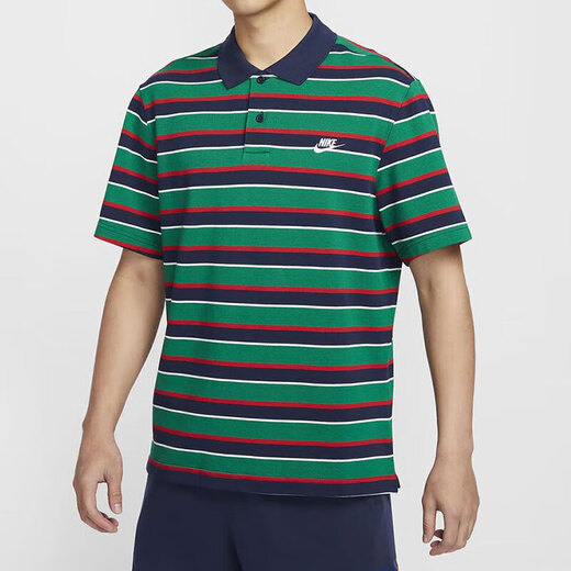 NIKE短袖男装夏季新款健身训练运动服时尚翻领POLO衫透气休闲T恤 FN3897-410 M