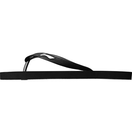 Li Ning flip-flops men's slippers, non-slip, wear-resistant, anti-pinch toe boards, beach smelly new outer wear, swimming and bathing, black LNXT800-1 39