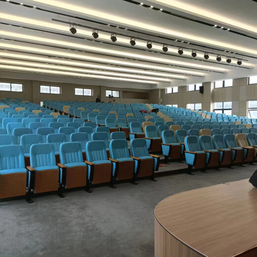 温以嘉定制礼堂椅报告厅座椅会议室连排椅剧院椅电影院座椅学校阶梯教室 YC-9902
