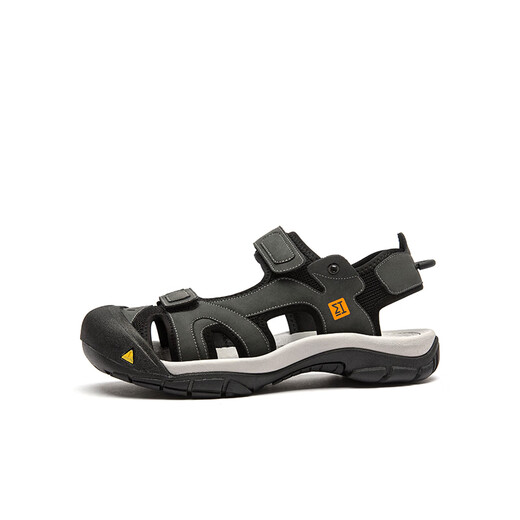 Libellule rouge sandales extérieures masculines 2025 Été étouffement doux élastique chaussures de plage à semelle épaisse respirante whl25420 gris noir 43