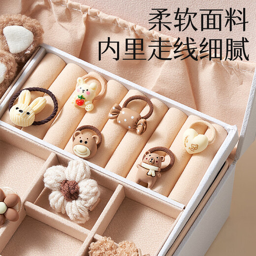 Dimanqi children's hairpins, hair accessories, girls' birthday gifts, Christmas 7-14-year-old girls' toy jewelry box