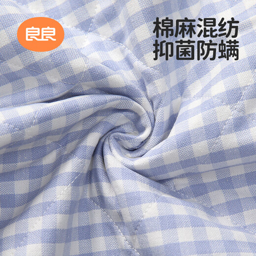 良良隔尿垫麻棉婴儿小号尿垫宝宝尿垫夏天姨妈垫防水可洗透气2条 麻棉2条装45*35CM 小熊熊灰色 45x35cm
