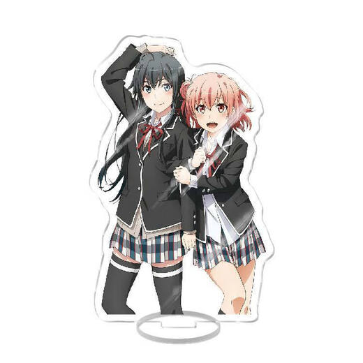 Meine Jugend -Liebesgeschichte ist in der Tat ein Problem Yukinoshita Yukino Binärer Acrylstudent Stand Card Ornament Mein Jugendgeschichte Stil 677