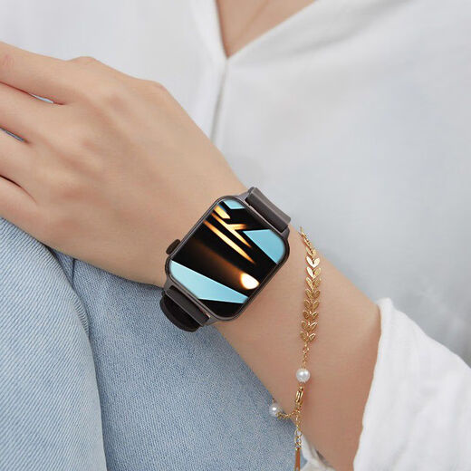 Xiaomi Mi General 9pro Bracelet Smart Watch Men and Women's Sports Exercise Advanced Special Full Function Blood Pressure Heart Rate Gold Pink - Health Monitoring - Offline Payment - Bluetooth
