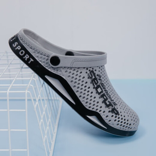 Pei Shiyan's Summer Baotou Drag Sandalias al aire libre Sports Sports Sports Sporters de playa de doble uso Fitness y zapatos de agujero resistente