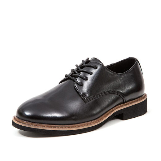 Deer Stags Boys' Formal Oxford Shoes Big Kid Style Round Toe Lightweight and Comfortable Black//White 5.5 Big Kid