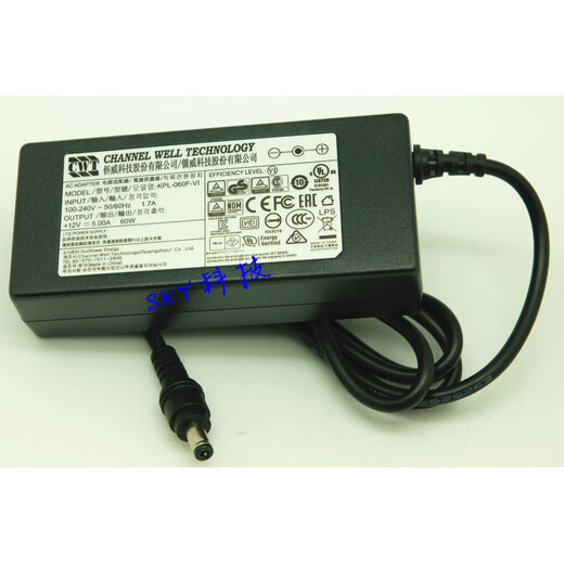 XMSJ Continental ADS-65HI-12N-1 ADS-65LSI-12-1 12V6A5A Video Recorder Power Adapter Continental ADS-65HI-12N-1 12048E External