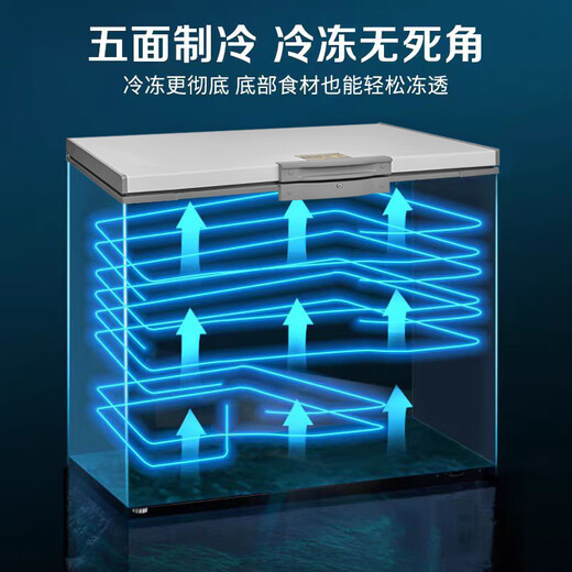 Haoyoumei Ultra-niedriger Temperatur Gefrierschrank-80 Grad Schnellgefrierschrank tief kalte Kälte mit Meeresfrüchten aus Edelstahl ausgestattet.