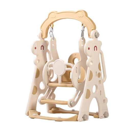 
BABY SPARKLE Baby Swing Indoor Home Children's Swing Family Baby Children's Hanging Basket Toys Children's Hanging Chair Cradle 24 Giraffe Kaki