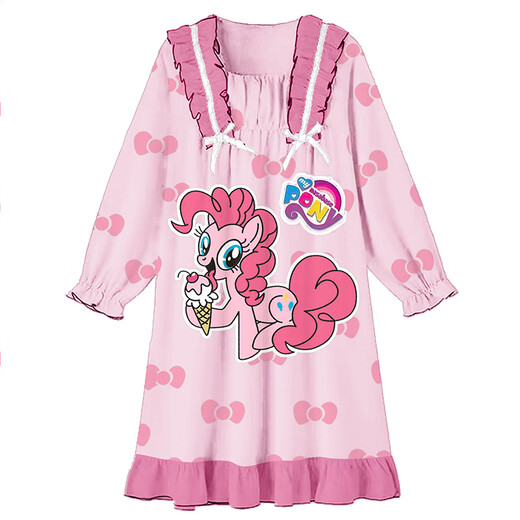
Little Pony (MY LITTLE PONY) Children's Pajamas 2025 New Spring and Autumn Modal Big Children Girl Night Dress Long Sleeve Parent-Child Girl Little Pony 2H--ST-12189 170 12 sizes (120-130)cm