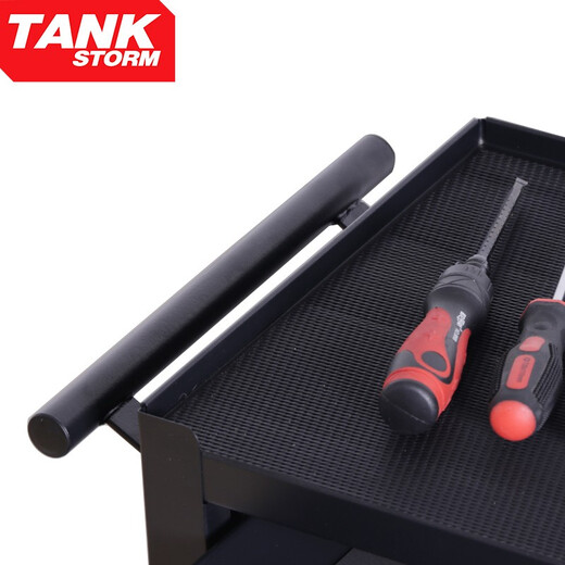 TANKSTORM Tool Cart Trolley Auto Repair Tool Cabinet Multifunctional Mobile Parts Cart Repair Workbench Tattoo Tool Box TZ12 Matte Black