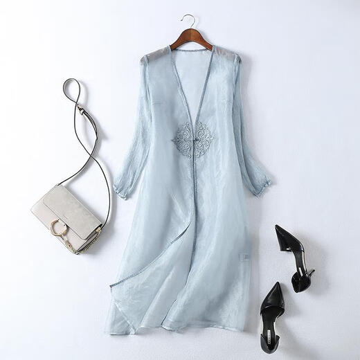 Vestido de seda de Jincaiwán para el vestido de seda de mulberry de longitud media para mujeres tan delgados como un ala de cigar