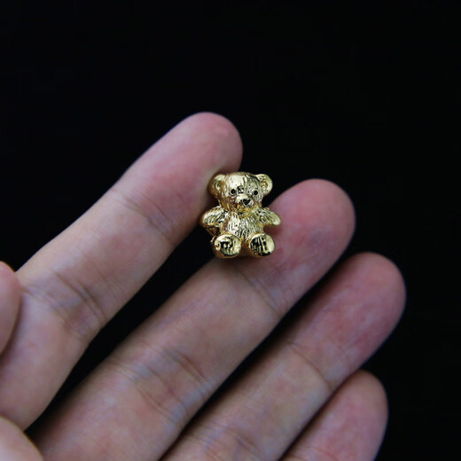 Shijun (Shijun) Brooch rétro plaqué avec une broche d'ours muette Broche à colonne