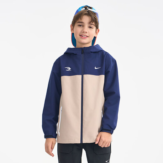 Nike3Brand Nike Kinderkleidung Jungen und Mädchen Kapuzenjacke 2025 Frühling Outdoor Casual Children's Jacke
