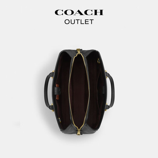 COACH new outlet women's bag SAVANNAH large size CARRYALL handbag crossbody bag IM/black