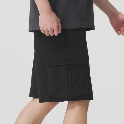 Adidas (adidas) clover Männerhose 2025 Sommer Neue Mode Retro arbeiten Shorts Lose Sporthosen atmungsaktive Freizeithosen KD0943 M