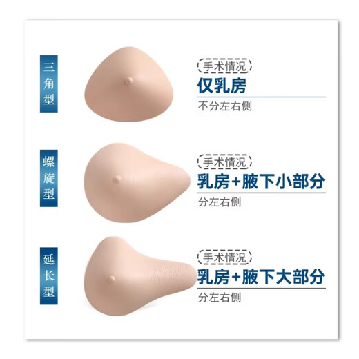 
Postoperative special breast bra two-in-one silicone removal fake breast underwear breasts without ring bra for women Skin color + lightweight breast left M