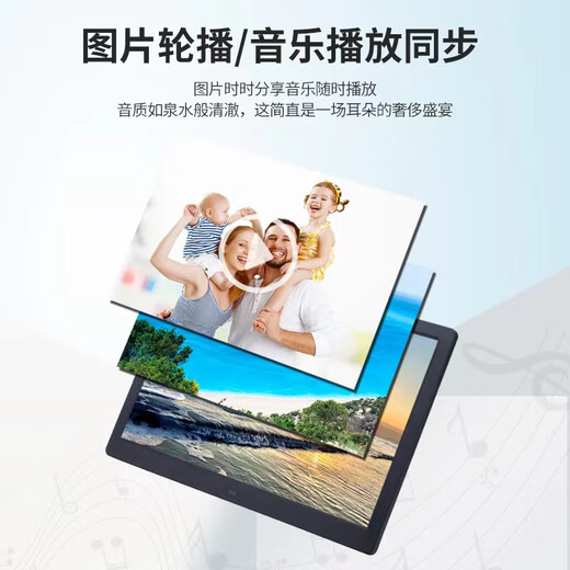 Batería de litio Marco de fotos digital de 15 pulgadas Álbum de fotos electrónico de alta definición de 10 pulgadas Álbum de fotos electrónico de 13 pulgadas Pantalla LED Reproductor de calendario de video 10 pulgadas sin memoria