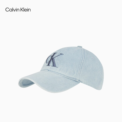 Calvin Kleinjeans [chinesisches Valentinstagsgeschenk] 25 Frühlings- und Sommermänner und Frauen Klassiker CK Stickerei Logo Denim Baseball Cap 4G5017G LHL-Denim Hell Blue One Size Os OS