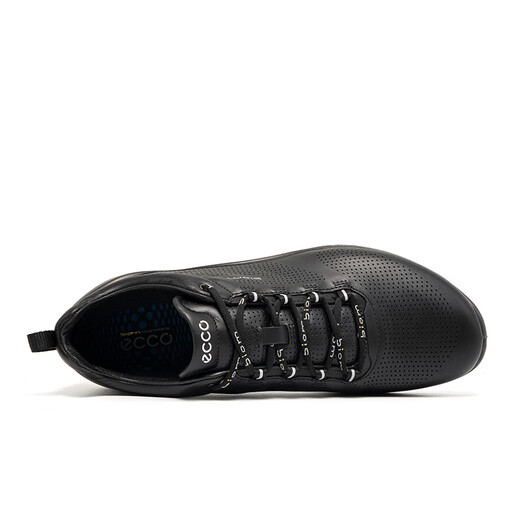 ECCO Aibu classic men's shoes spring and summer casual shoes cushioning comfortable breathable sports shoes steadibu 837514 [spot] Black 837514-01001 40