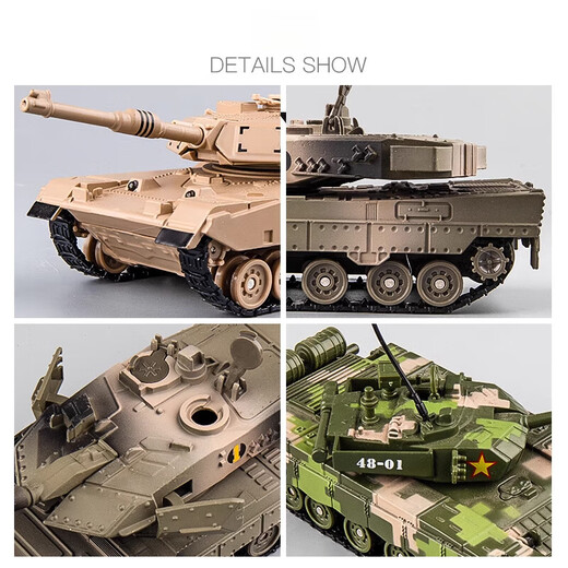 
Allied tank model alloy small 99a main battle metal children's toy ornaments crawler armored vehicle simulation new 99 tank model