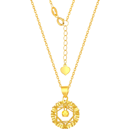 Laofu Gold 18K Gold Gold Necklace for Women 2025 New Dreamweaver Mobius Birthday Valentine's Day Gift for Women About 1g