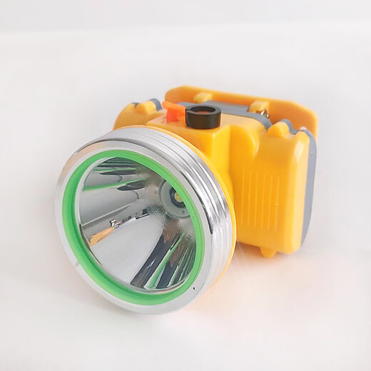 Xishan Yunshii Batterie de lithium haute puissance rechargeable Petit phare LED de pêche LED extérieur mini lampe d'exploration de lampe de poche montée à tête 1278-150W (12 heures de vie de la batterie, Batterie à double lithium 8