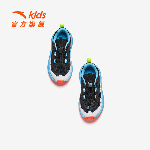 ANTA Children's Sandals Boys' Shoes 2026 Summer New Arrivals Strong Spring Outdoor Mountain Hiking Beach Shoes Frame Sports Shoes Black/Anta White-1 30