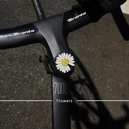 
Yayle bicycle sticker paint printing color change mountain bike road frame personality DIY collage decoration waterproof car sticker small daisy patch 1 piece