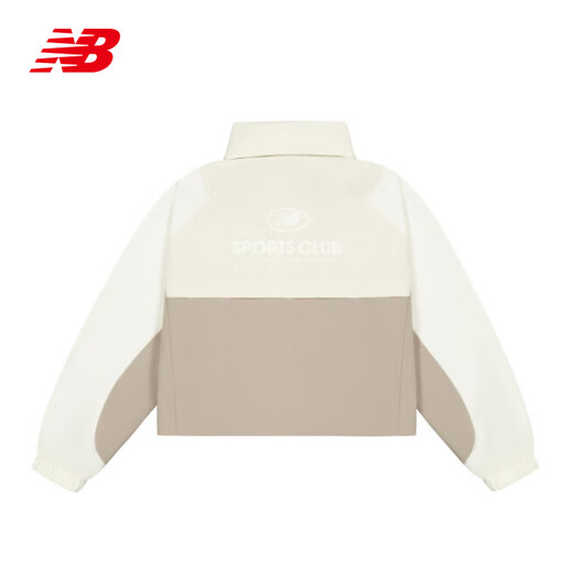 New Balance/NB Hyper Sports Woven Jacket Women's Simple Chaqueta de moda de moda de moda NAF14122-DB Deep caki l