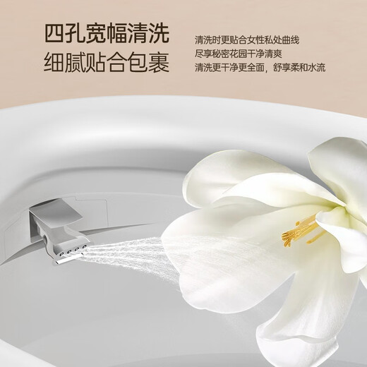 九牧 JOMOO【女士专属】私处清洗智能马桶坐便器全自动一体式家用前置双喷杆 826简配款(无清洗烘干-无紫外线) 300mm