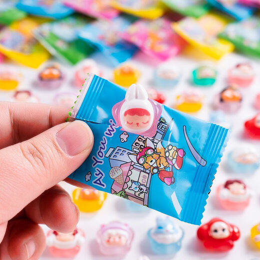 Benben Beibei Luminöser dreidimensionaler Cartoon Blind Bag Miniaturmodell Blindbox Orament Preis Geschenk Spielzeug Luminous Lucky Star Niedliche Blindbeutel [Random 20]