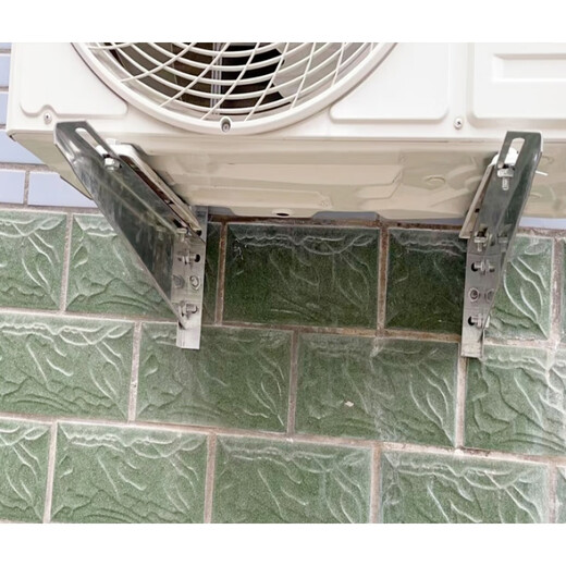 Suitable for stainless steel air conditioner outdoor unit bracket galvanized air conditioner rack outdoor unit hanger thickened hanger air conditioner rack angle iron 3P stainless steel air conditioner bracket