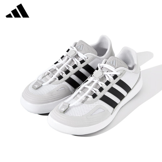 ADIDAS阿迪达斯男女同款溯溪鞋春季户外涉水鞋网面透气防滑耐磨运动鞋 米白/黑JP6630 42
