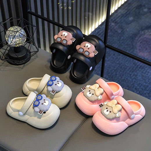 Candy Astringent Summer NUEVO ALIMO ALIMO CHILLES 'AGUJO CHILE Sandalias de dibujos animados suaves Soft Sole Boy's Toe Zapatos Pink 32-33 Tamaño 20cm